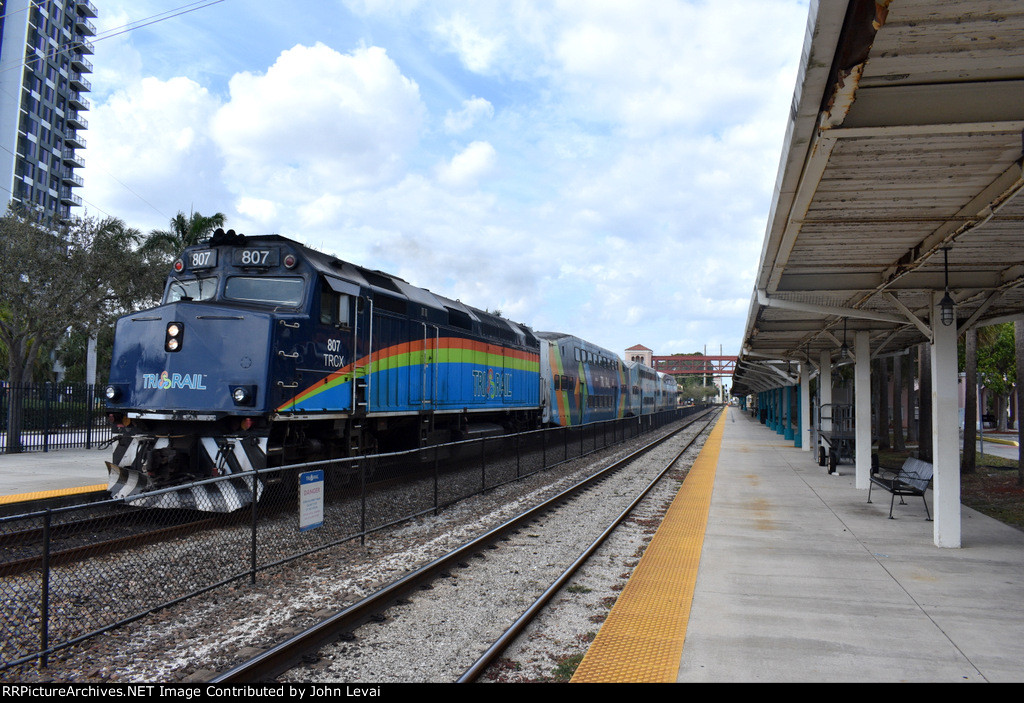 Tri-Rail Train # P679 at WPB Station on the former SAL